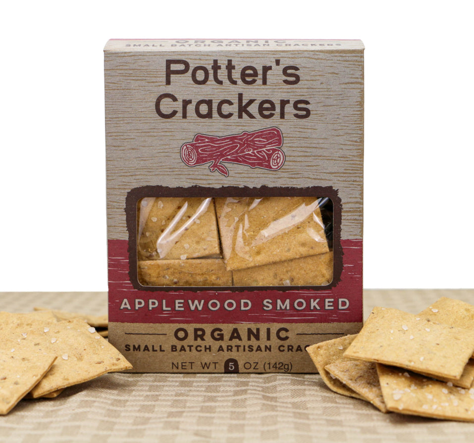 Potters Applewood Smoked Crackers