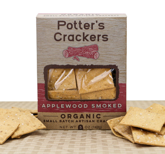 Potters Applewood Smoked Crackers