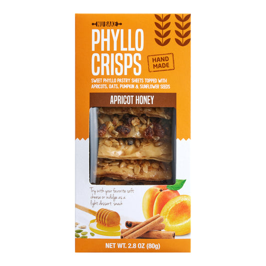 Apricot Honey Phyllo Crisps